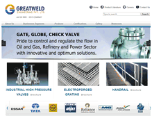 Tablet Screenshot of greatweld.com